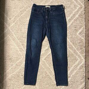 Madewell Women's Deep Indigo Skinny Jeans